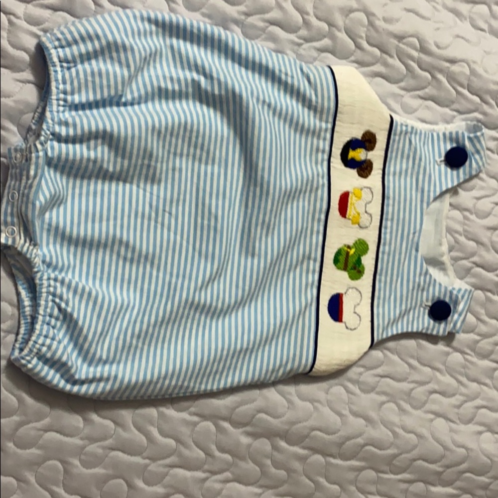 Baby boy smock outfit